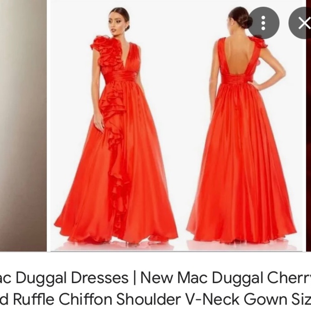 Mac Duggan Red gown